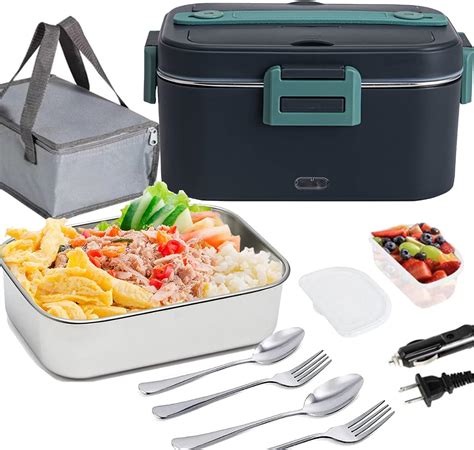 Vovoir Electric Lunch Box,75w 1.8L Upgraded Portable Food 